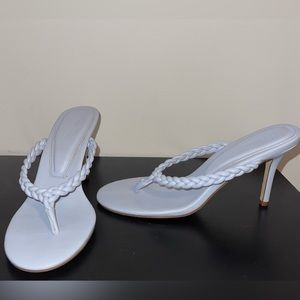 Blue Braided Thing Sandals